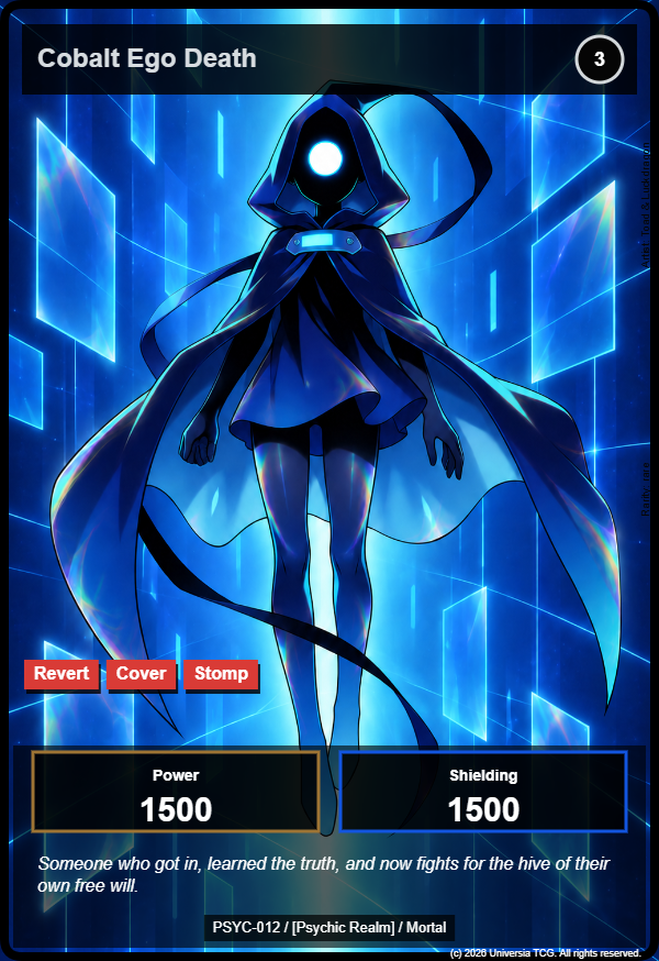 Cobalt Ego Death card