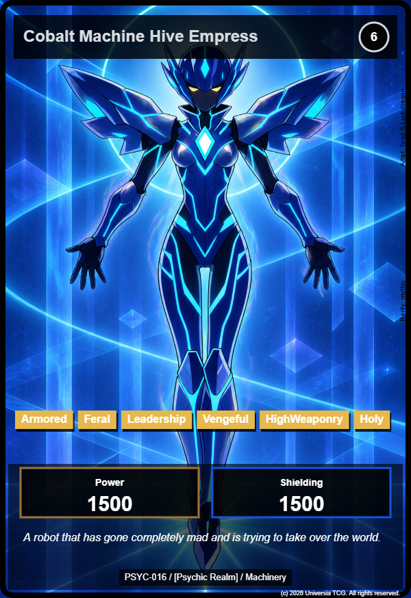 Cobalt Machine Hive Empress card
