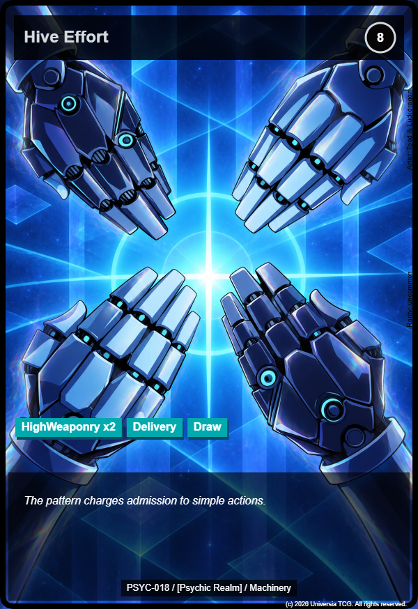 Hive Effort card