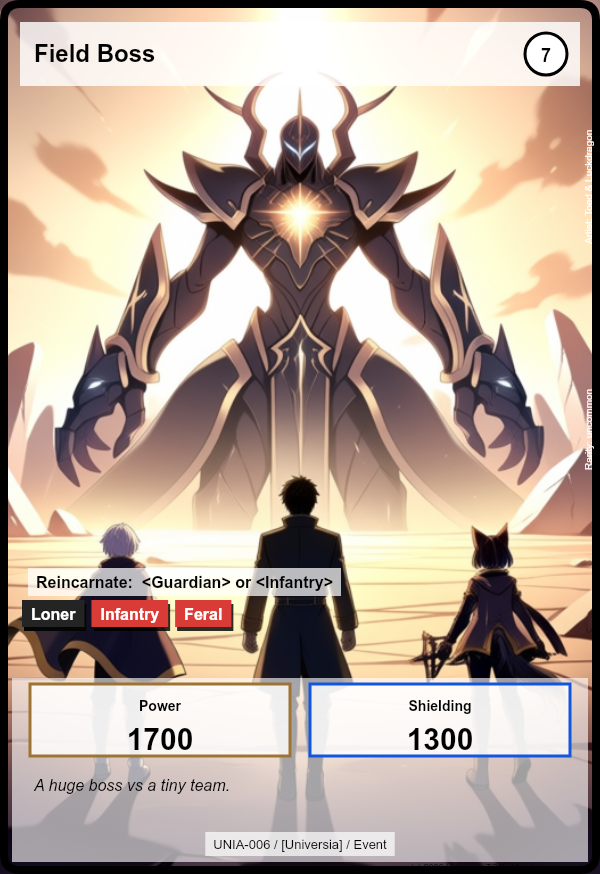 Field Boss card