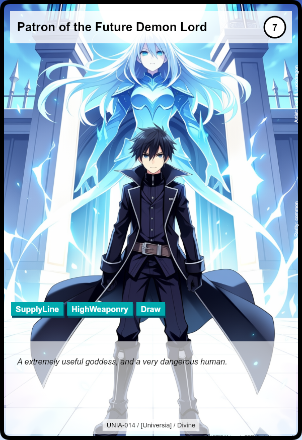 Patron of the Future Demon Lord card