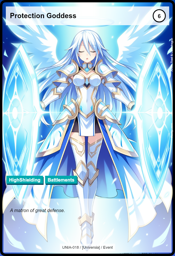Protection Goddess card