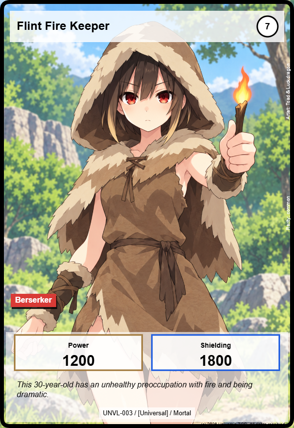 Flint Fire Keeper card