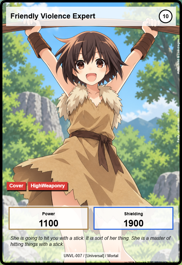 Friendly Violence Expert card