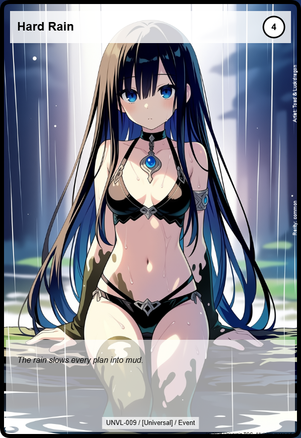 Hard Rain card