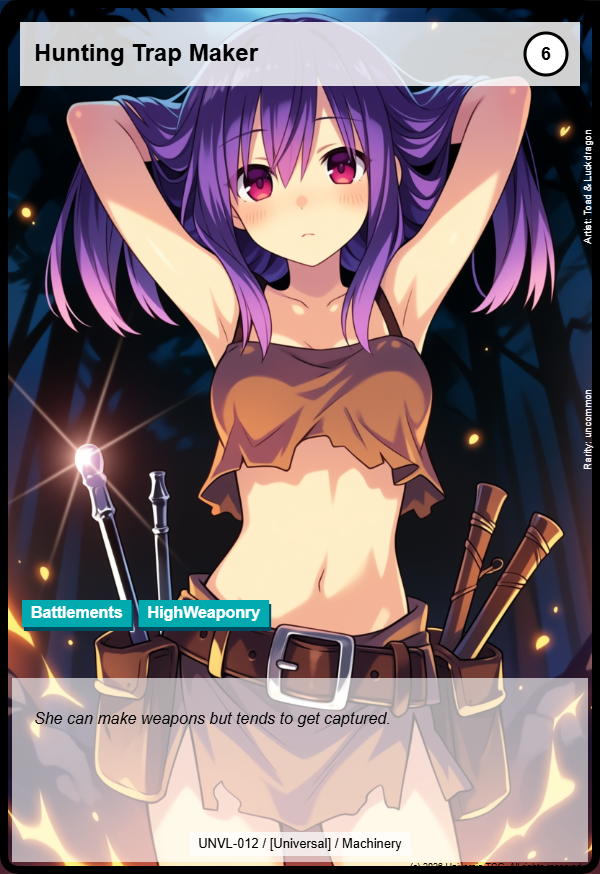 Hunting Trap Maker card