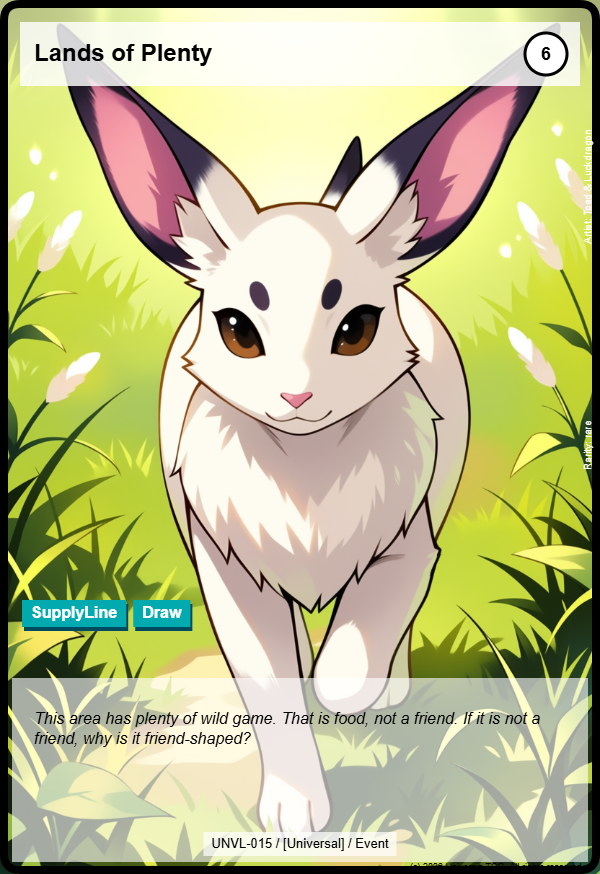 Lands of Plenty card