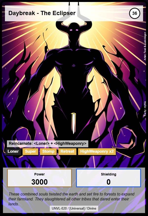 Daybreak - The Eclipser card