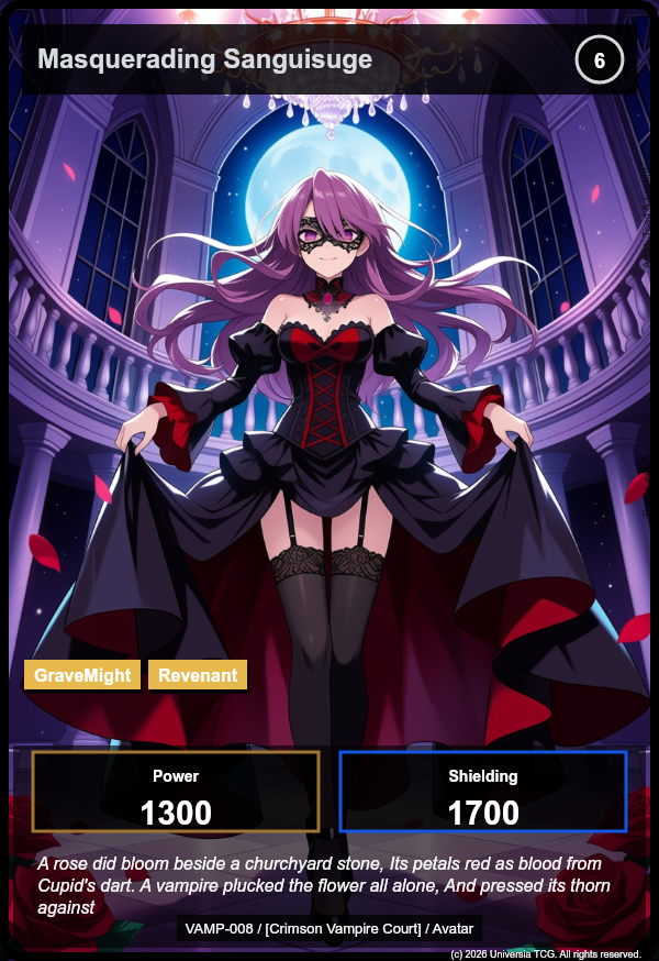 Masquerading Sanguisuge card