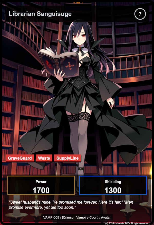 Librarian Sanguisuge card