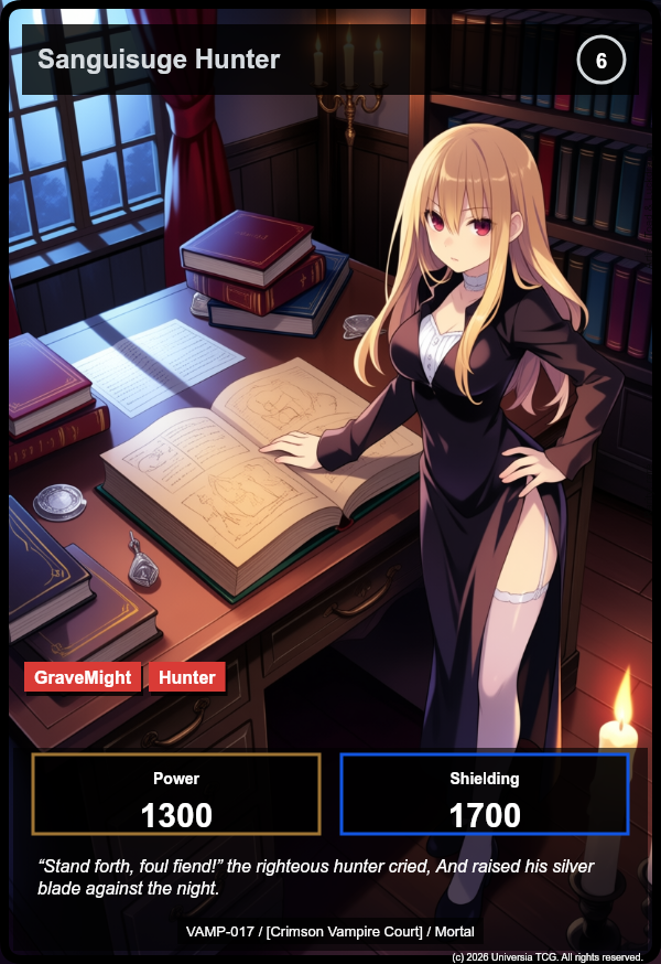 Sanguisuge Hunter card