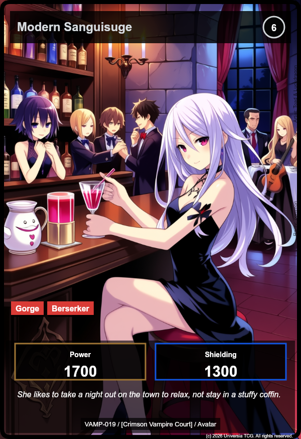 Modern Sanguisuge card