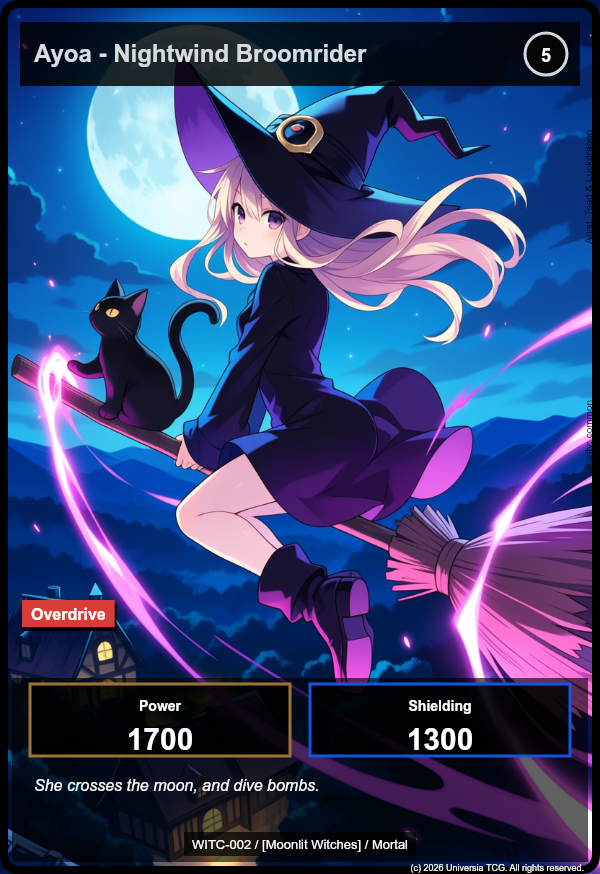 Ayoa - Nightwind Broomrider card