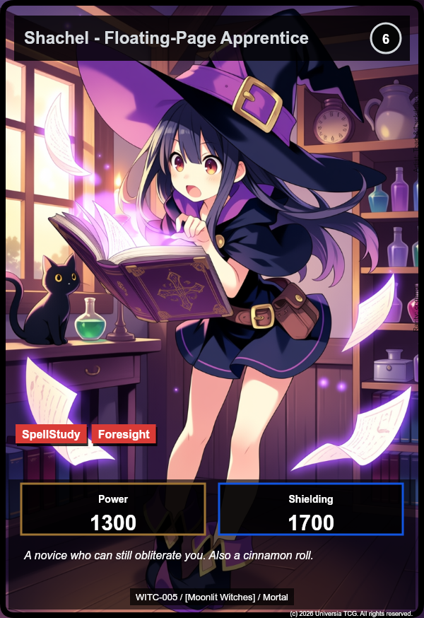 Shachel - Floating-Page Apprentice card