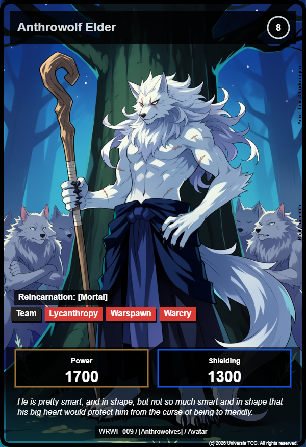 Anthrowolf Elder card