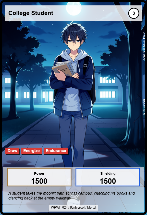 College Student card